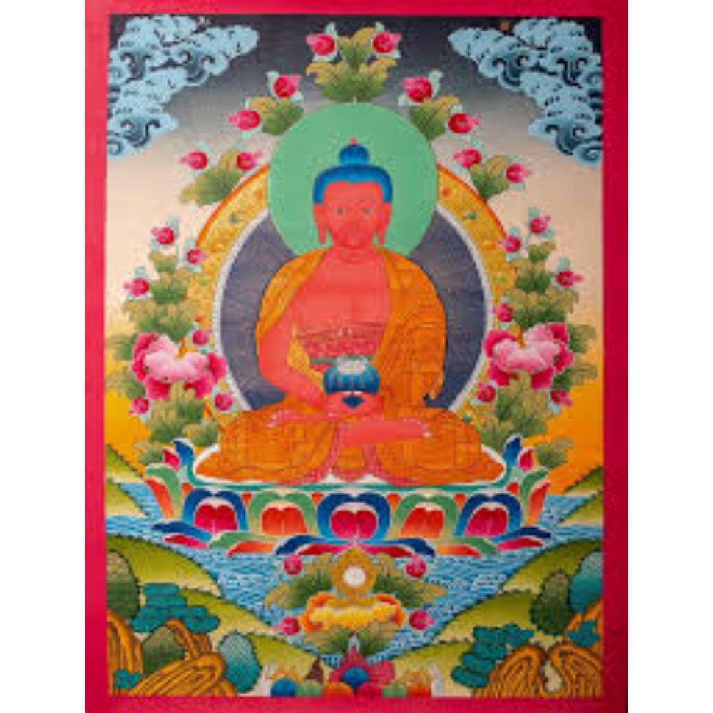 Amitabha Buddha Thangka Print