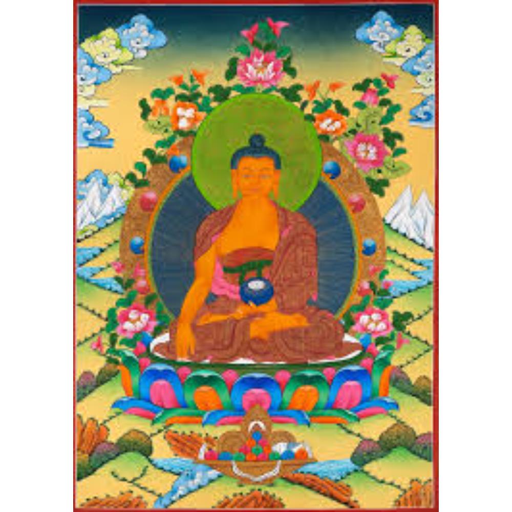 Amitabha Buddha Thangka Print