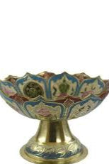Brass Fruit bowls with Eight lucky signs