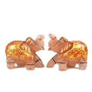Elephant Gemstone Idol