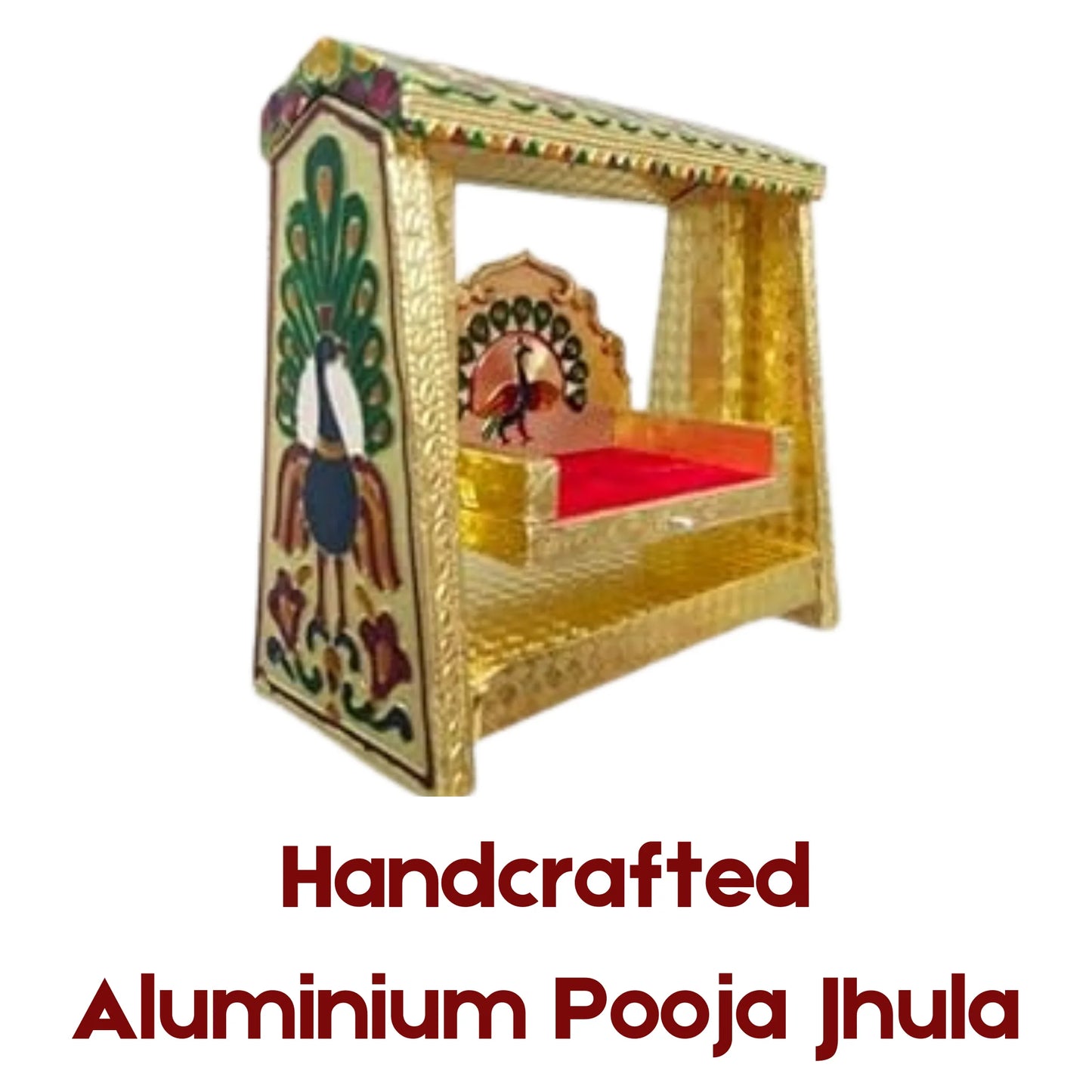 Handcrafted Aluminium Pooja Jhula