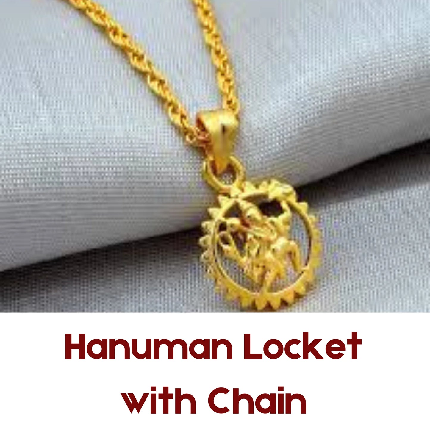 Hanuman Locket with Chain