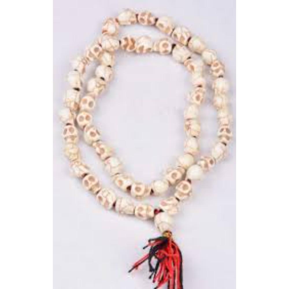 skeleton beaded necklace