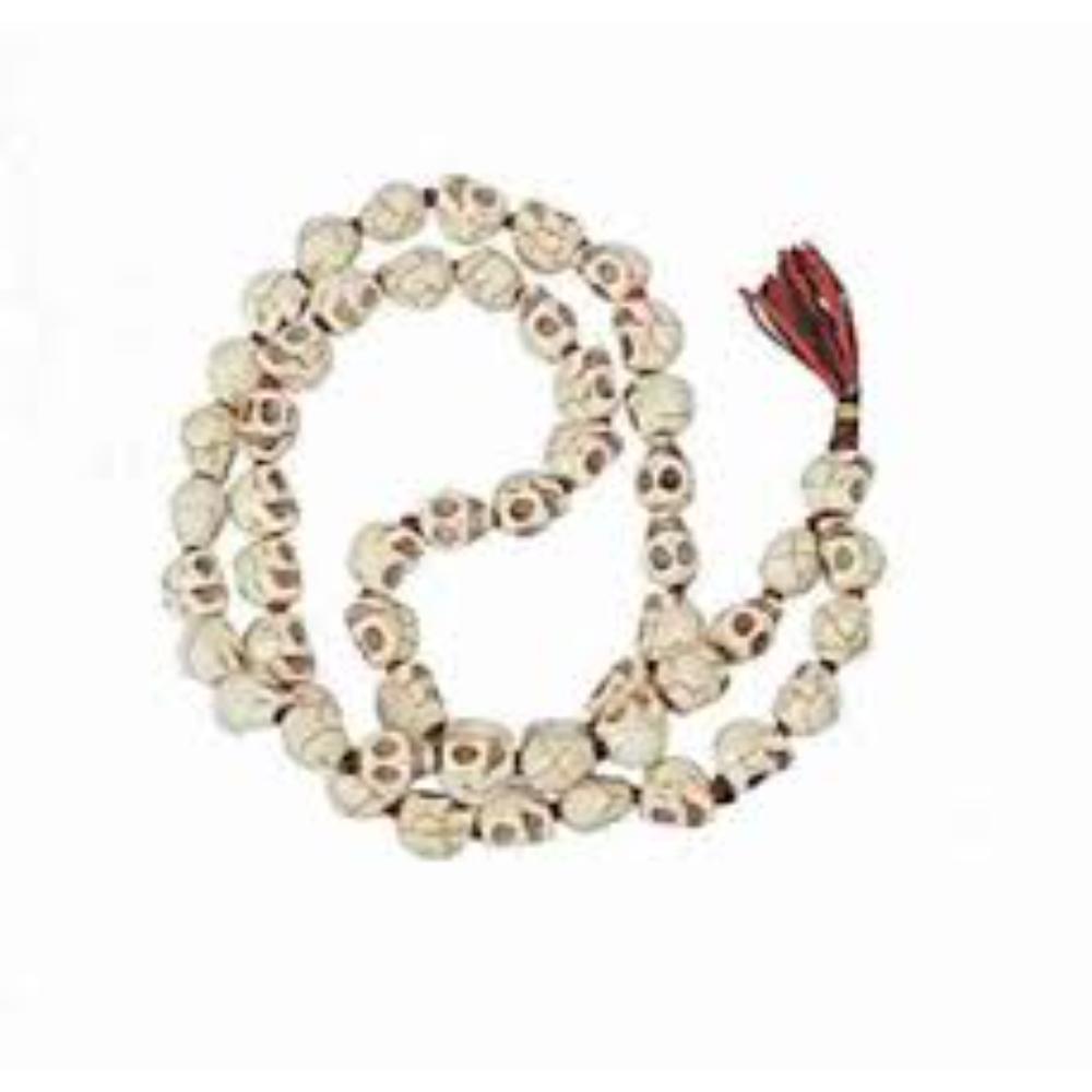 skeleton beaded necklace