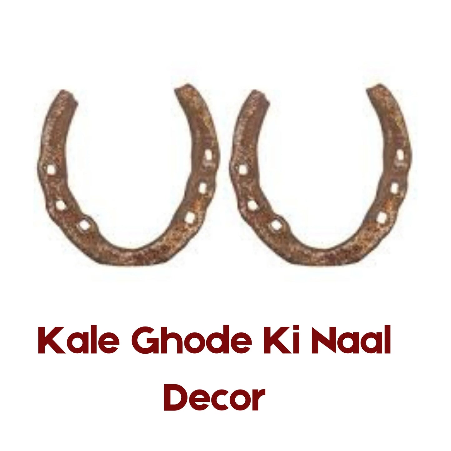 Kale Ghode Ki Naal Decor