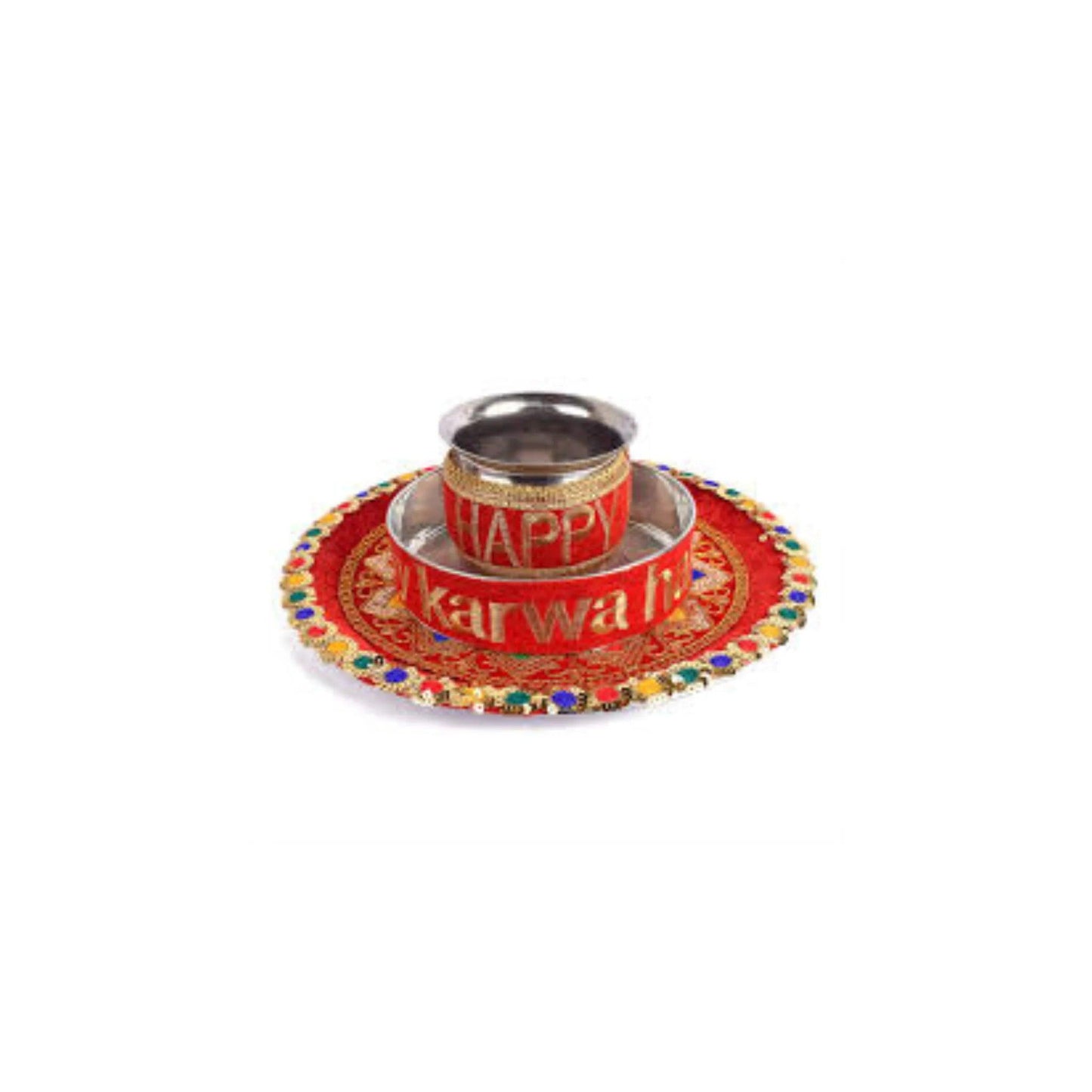 Multicolor Vibrant Traditions-Thali Set