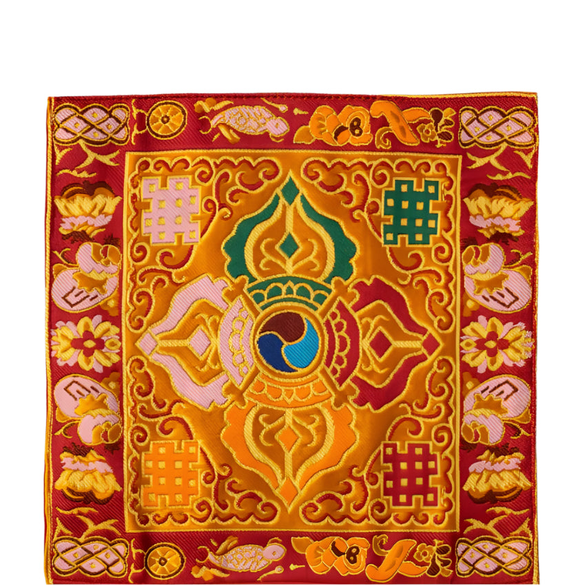 Tibetan Brocade Ritual Mat