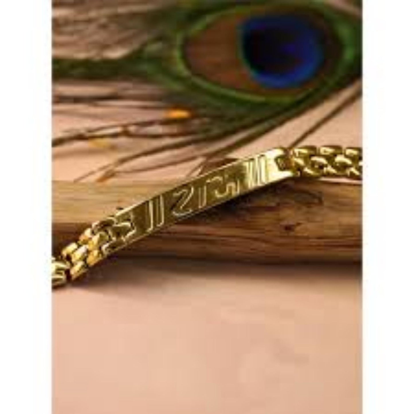Gold Plated Ram Naam Bracelet