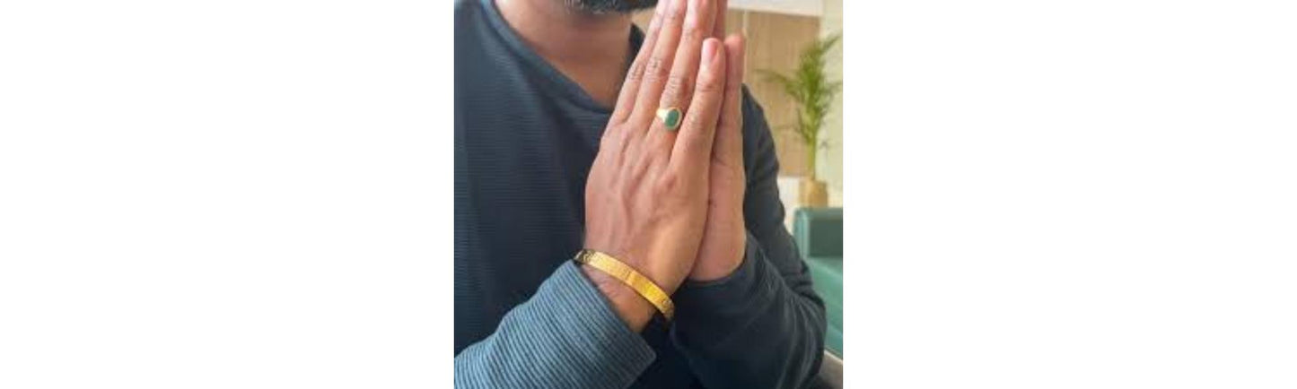 Gold Plated Ram Ji Kada