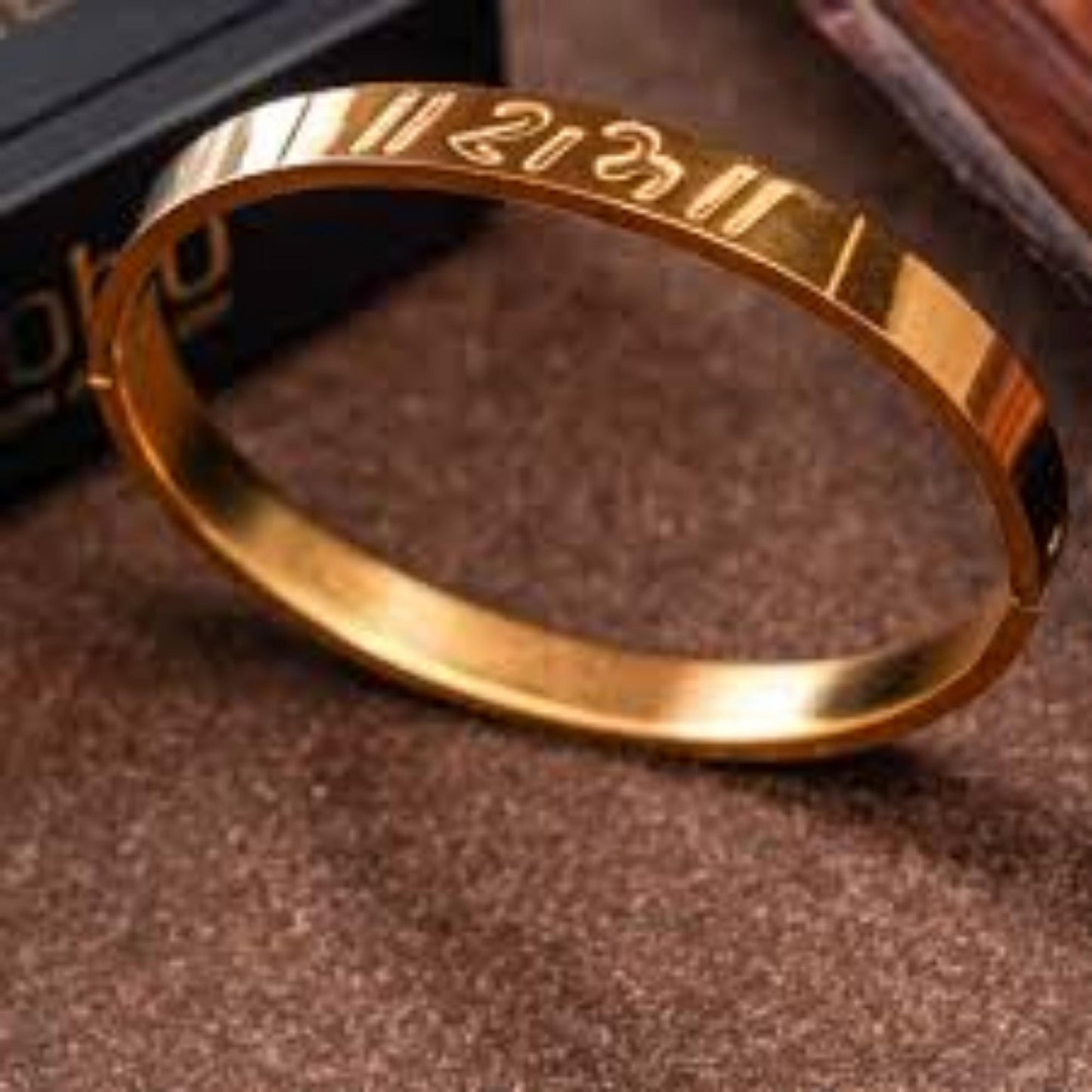 Gold Plated Ram Naam Bracelet