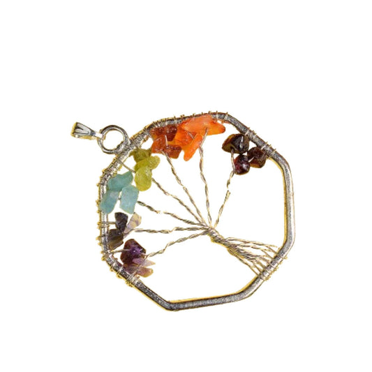 7 Chakra Tree Pendant