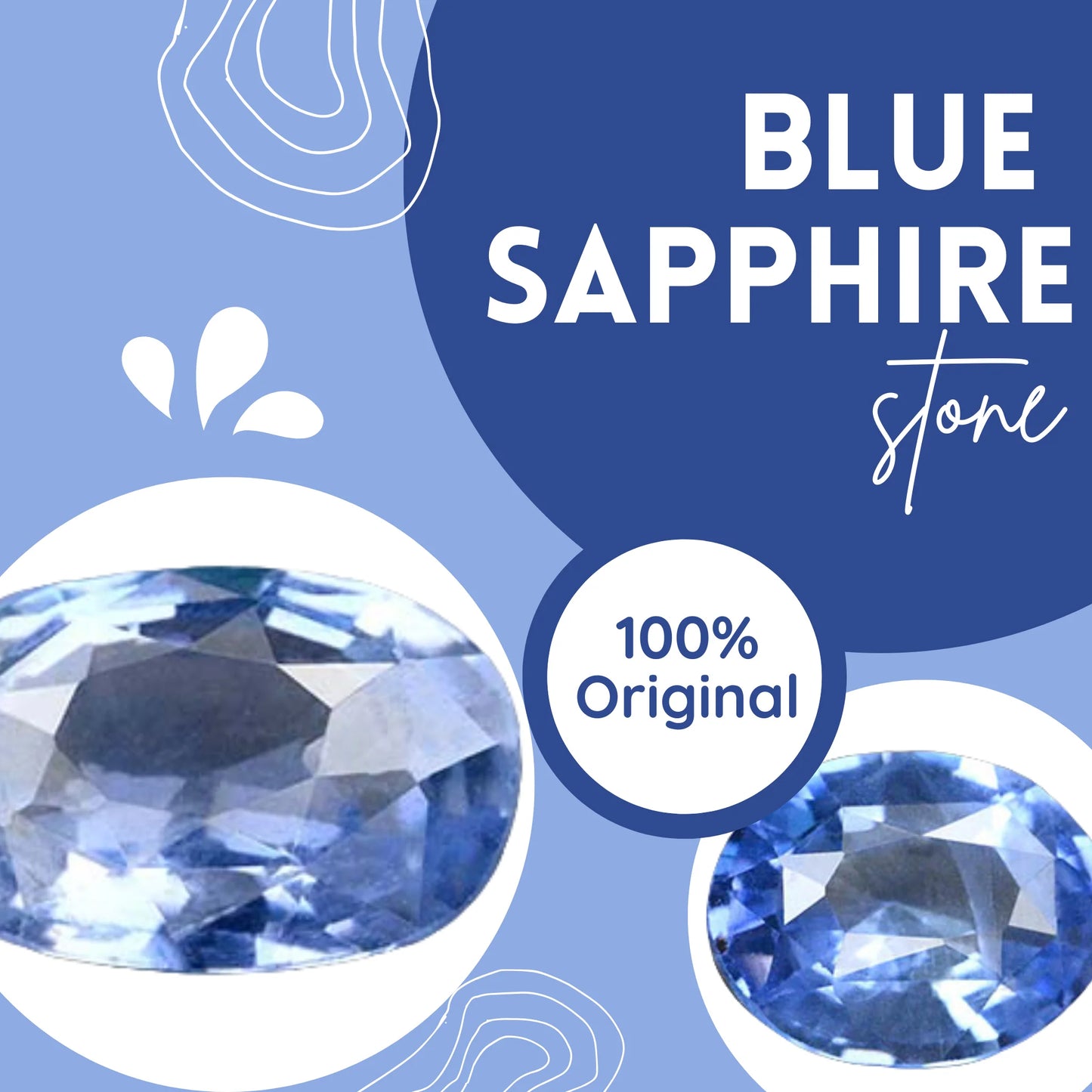 Blue sapphire Stone