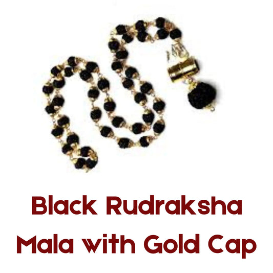 Black Rudraksha Mala