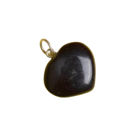 Black Tourmaline Heart Pendant