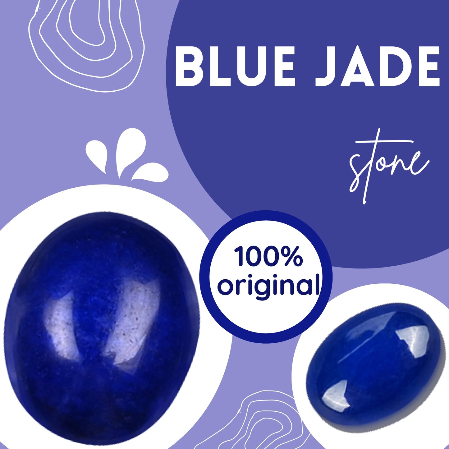 Blue jade Stone