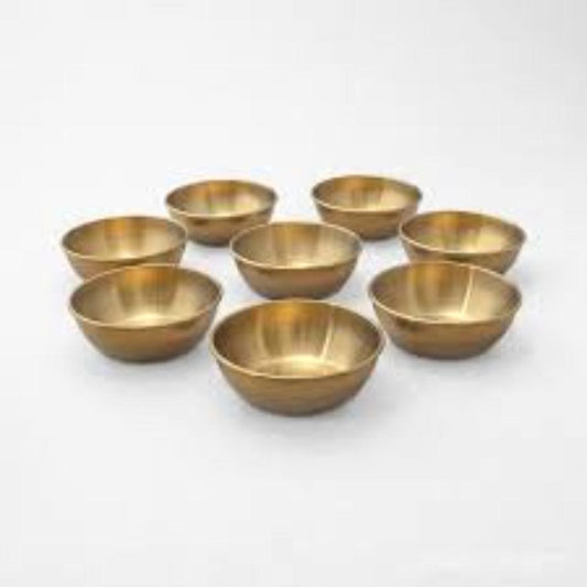 BrushedStainlessSteelOfferingBowls
