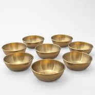 Brushed Stainless Steel Offering Bowls