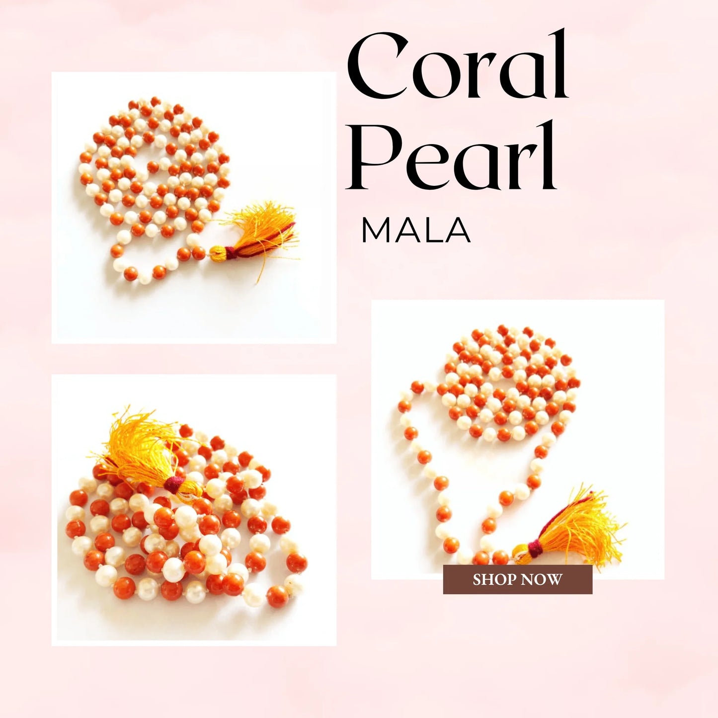 Beauty and Benefits of Coral Pearl Mala