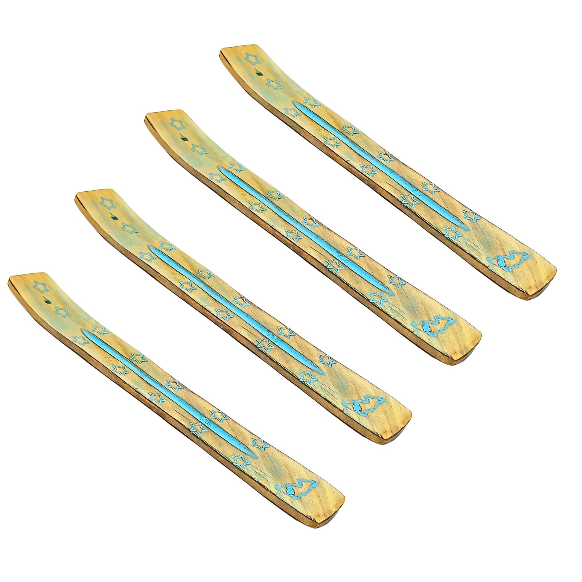Wooden  Double Incense Sticks & Cone Burner
