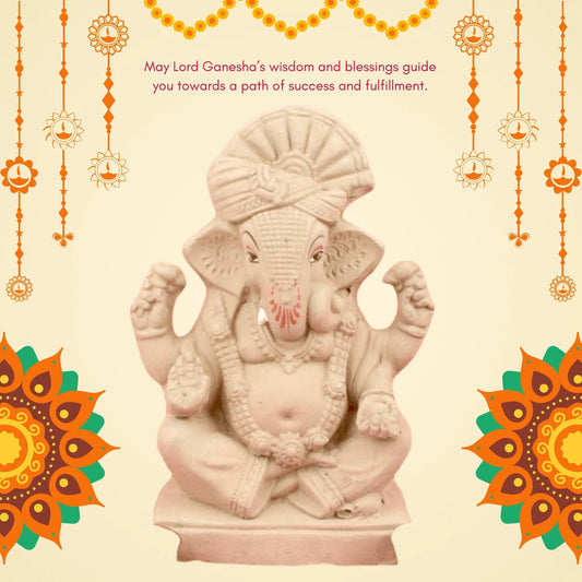  Ganesh With Pagdi and Nettipattam