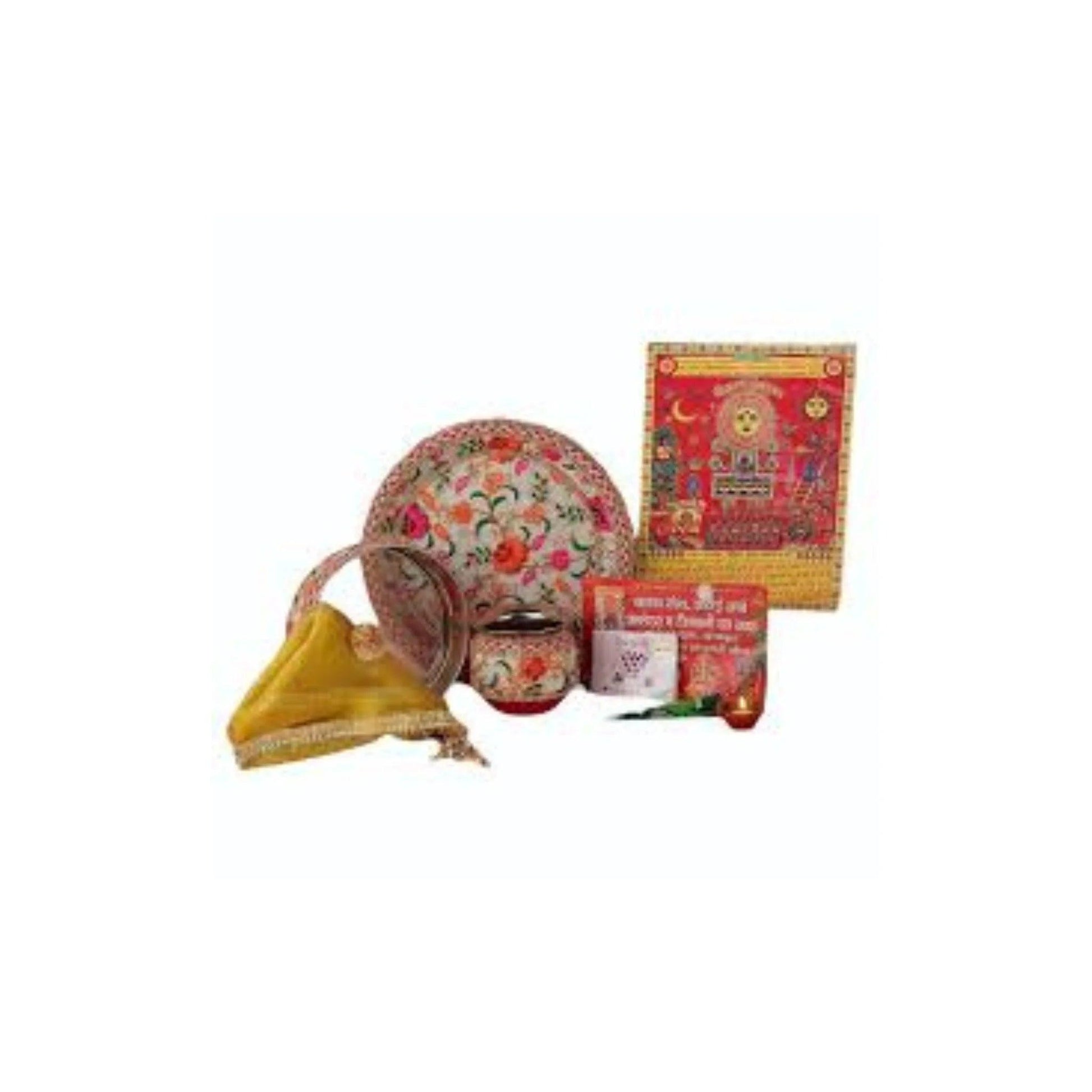 Floral Embroidery-Thali 