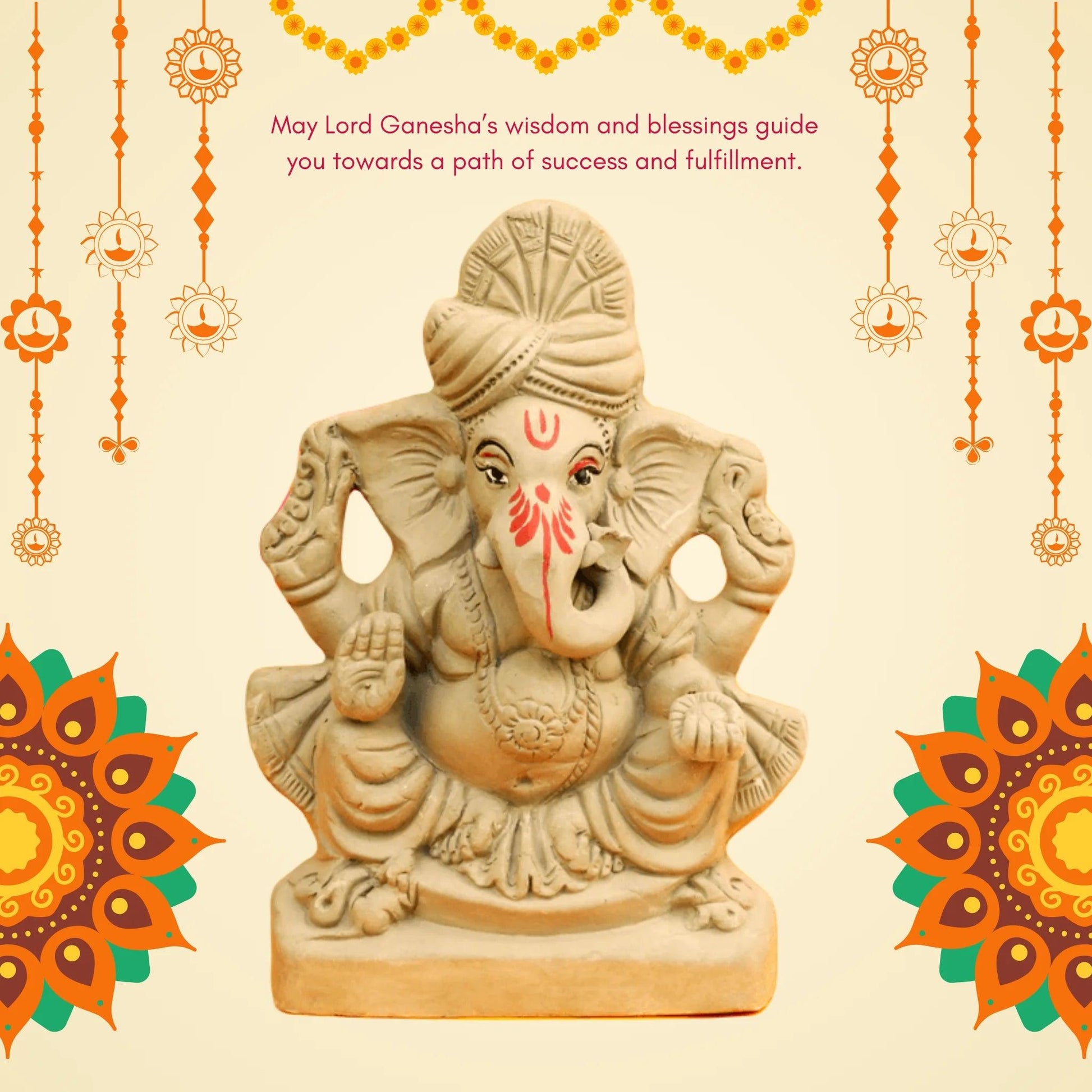  God-Ganesha Seated with One Leg Folded