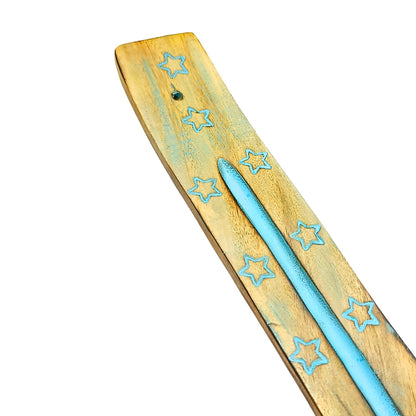 Wooden  Double Incense Sticks & Cone Burner