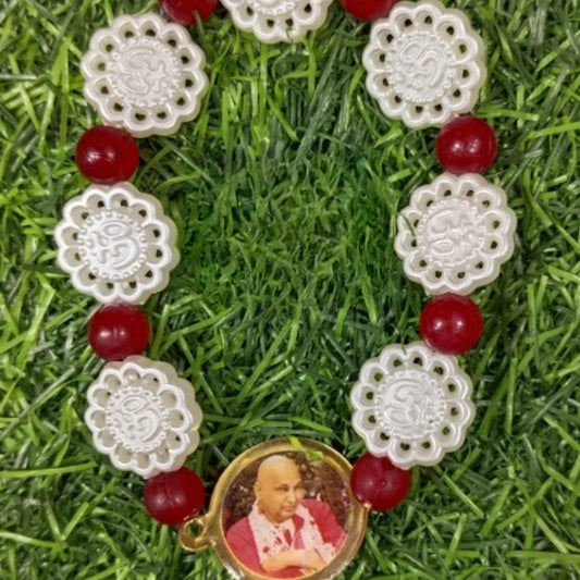 Jai Guruji Blessing Silver Bracelet