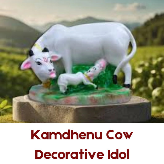 Kamdhenu Cow Decorative Idol