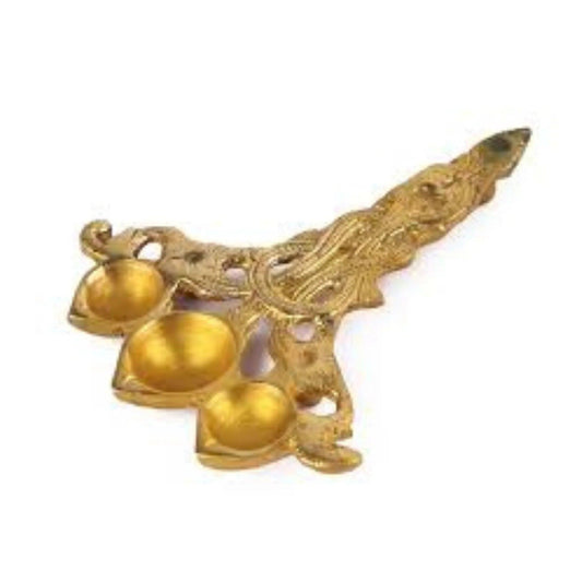 Medium Trimukh Aarti Spoon