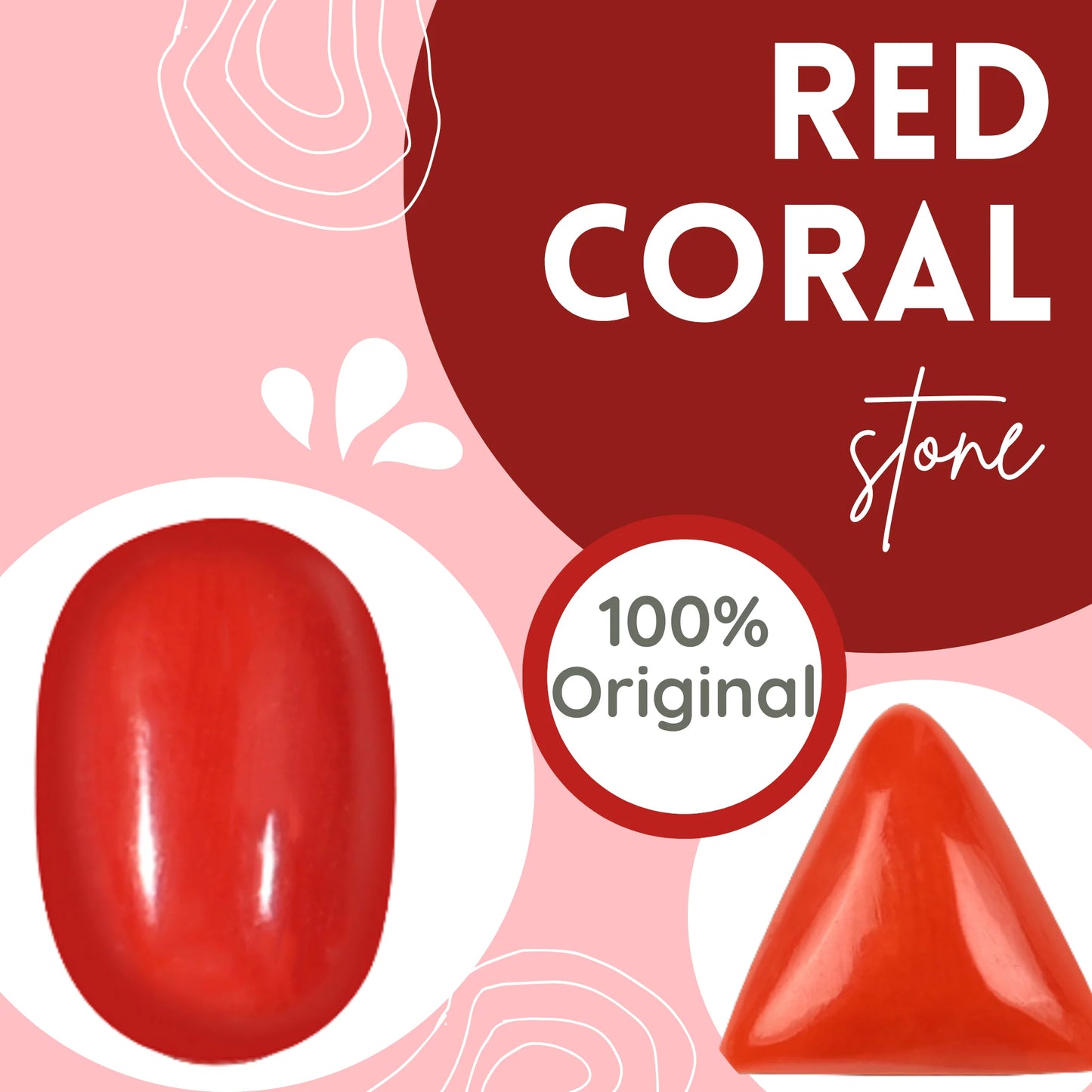 Red Coral Stone