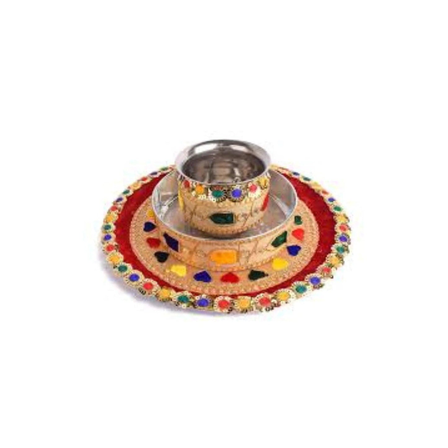 Radiant Multicolor-Thali Set