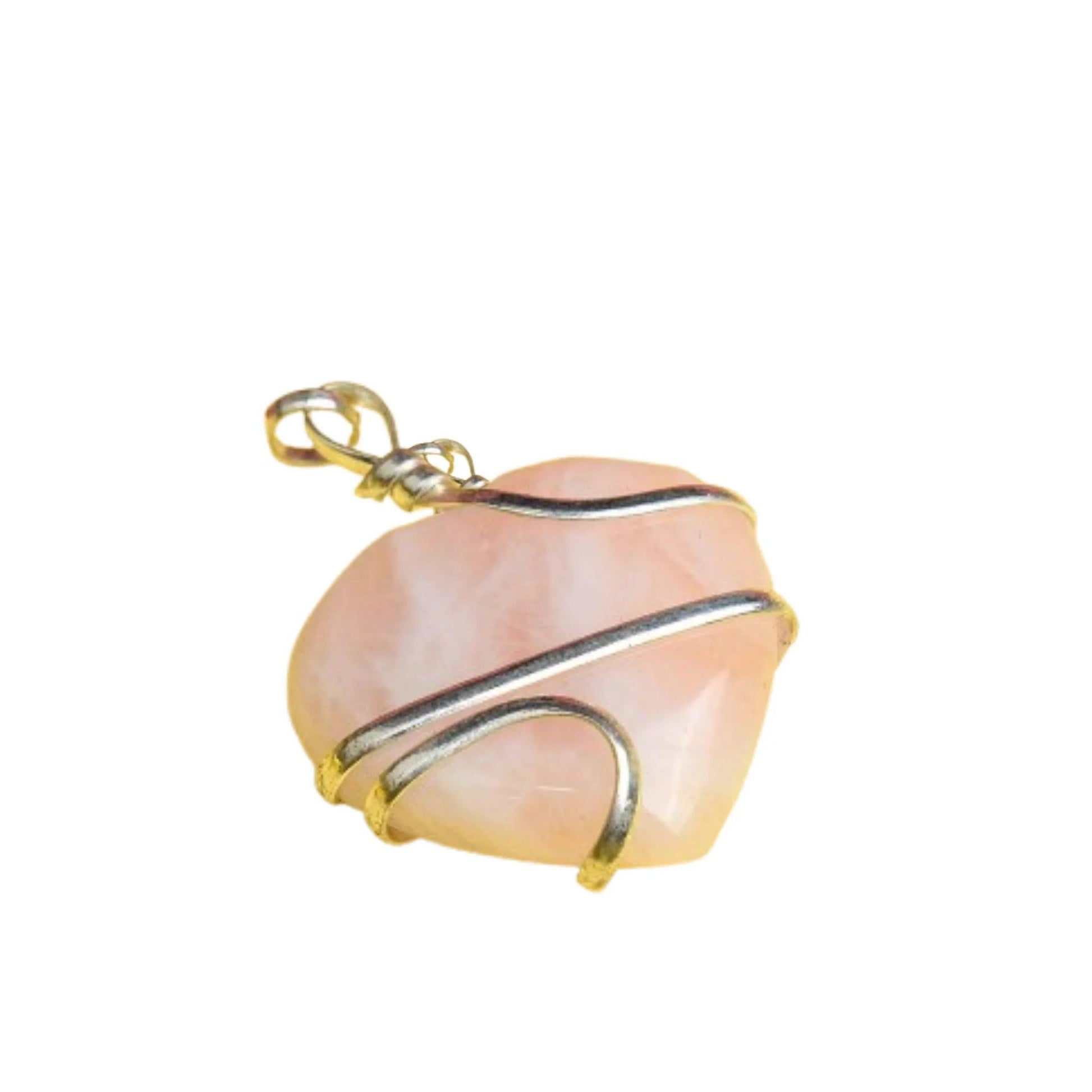Rose Quartz Heart Pendant