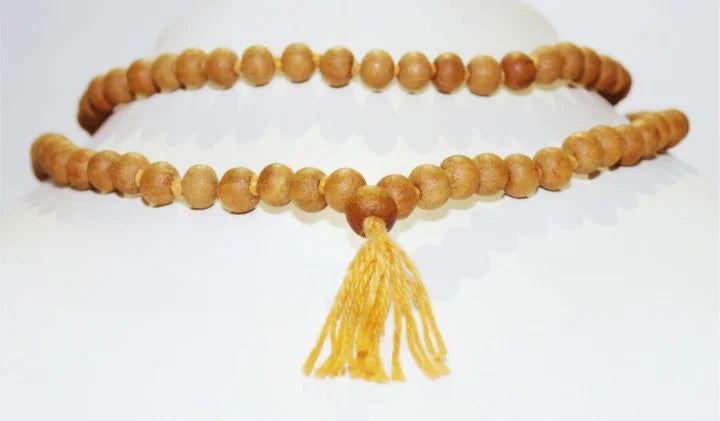 Sandalwood (Chandan) Mala: A Spiritual and Therapeutic Gem