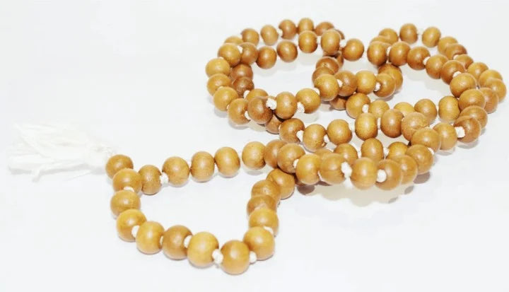 Sandalwood (Chandan) Mala: A Spiritual and Therapeutic Gem