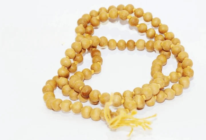 Sandalwood (Chandan) Mala: A Spiritual and Therapeutic Gem