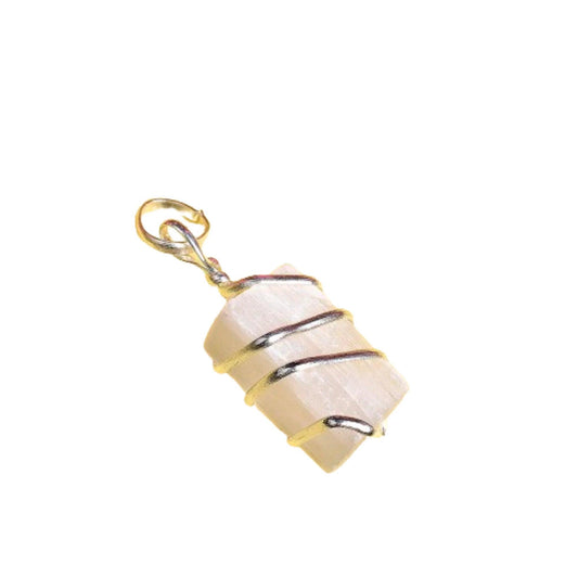 Selenite Crystal Pendant