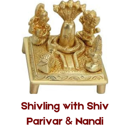 Shivling with Shiv Parivar Nandi