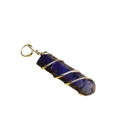 Sodalite Crystal Pendant