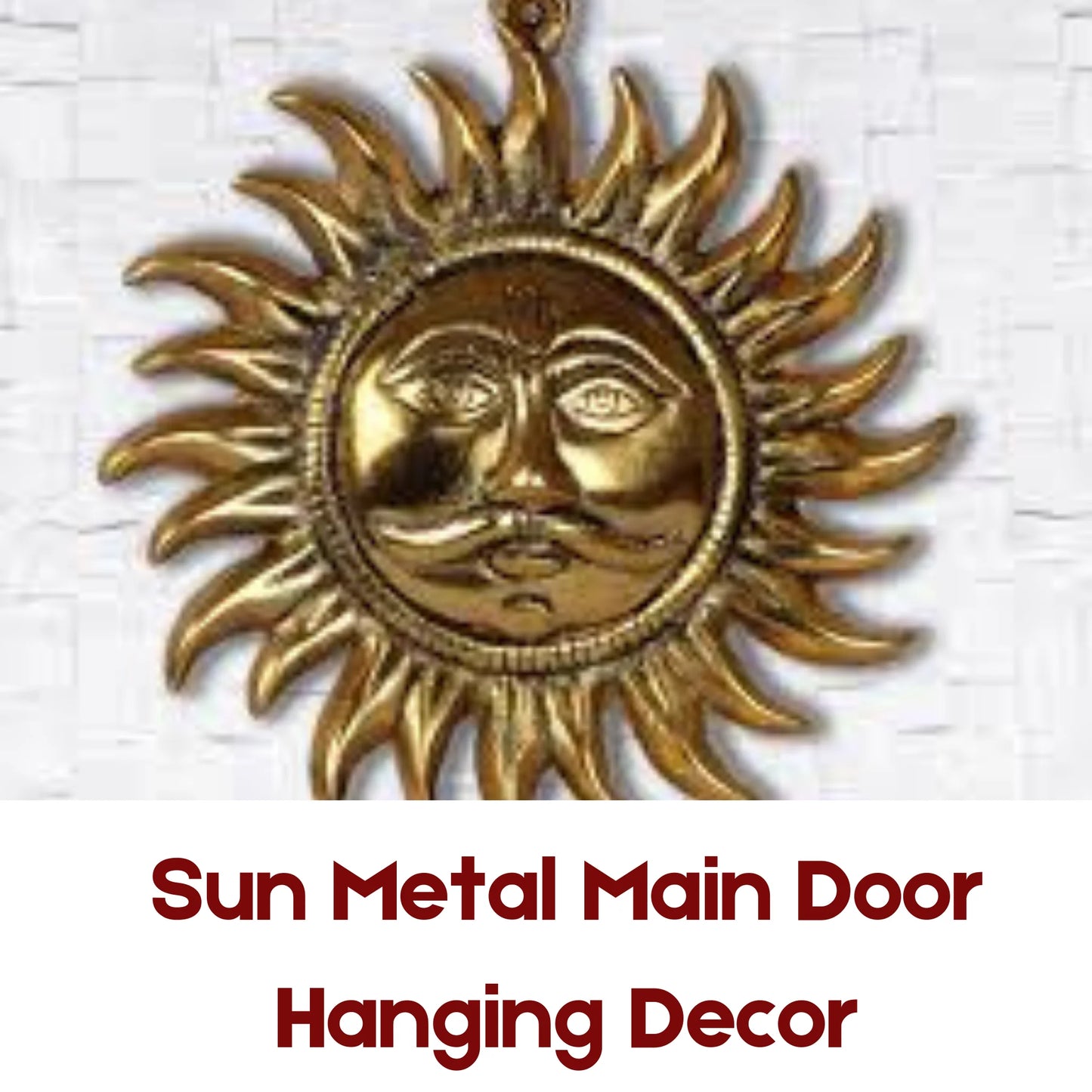 Sun Metal Main Door Hanging Decor