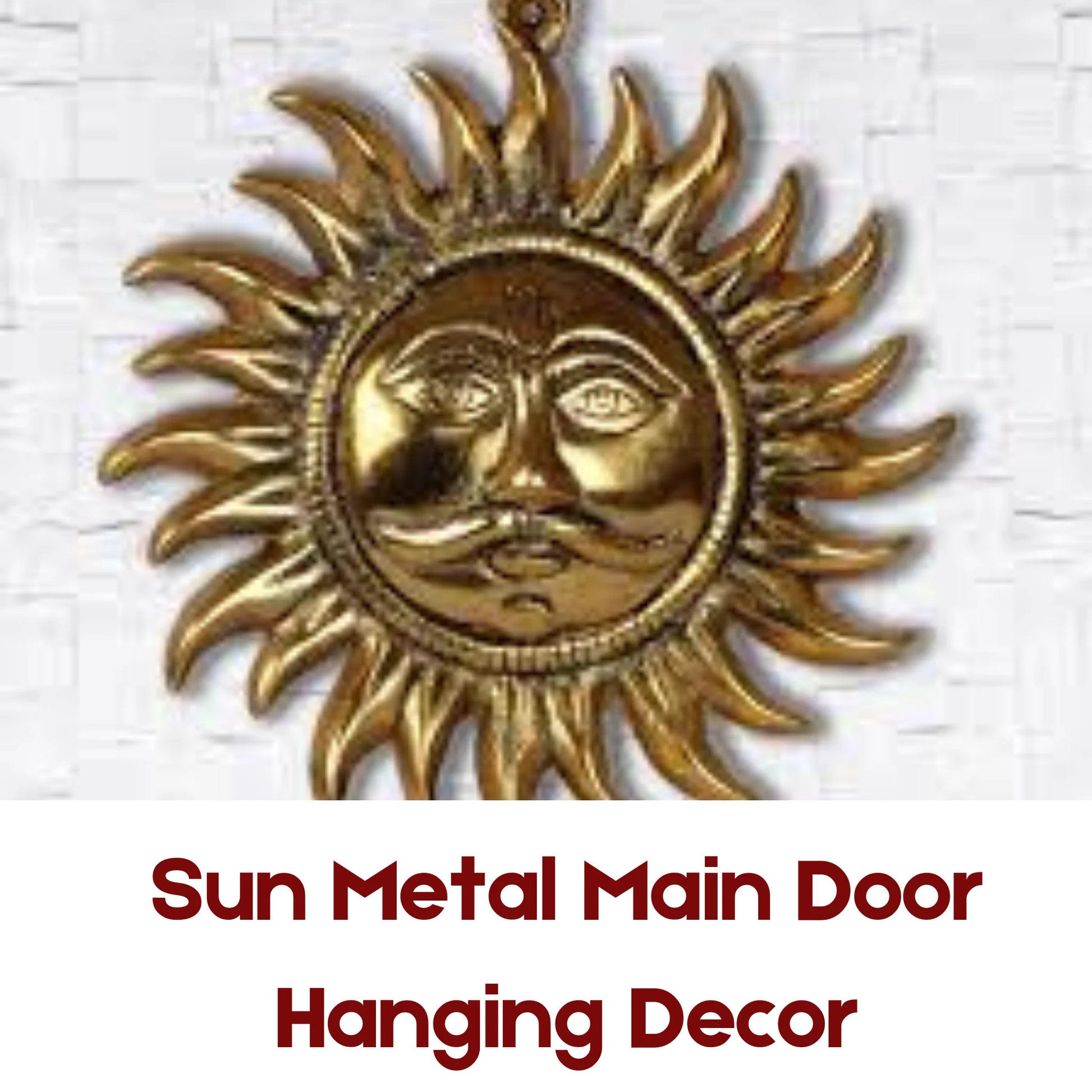 Sun Metal Main Door Hanging Decor