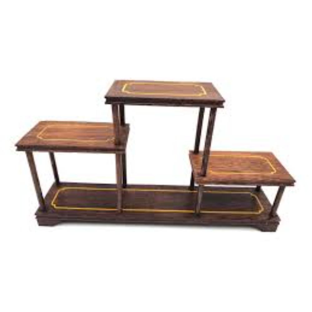 Three-tier Rosewood Stand
