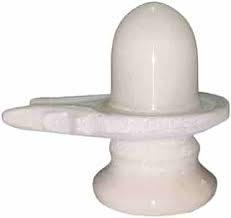 White Marble Shivling (Small)