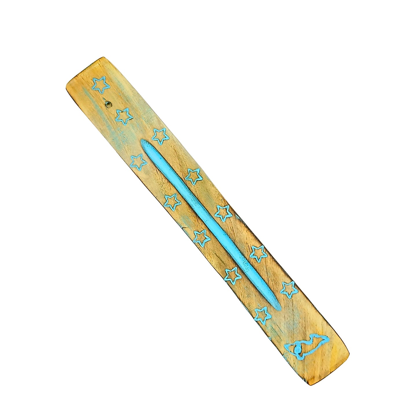 Wooden  Double Incense Sticks & Cone Burner