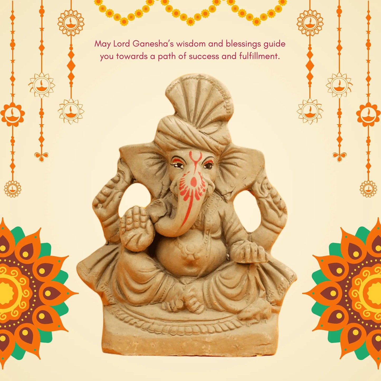 anesha Idol in Mooshika Vahana-Pose 