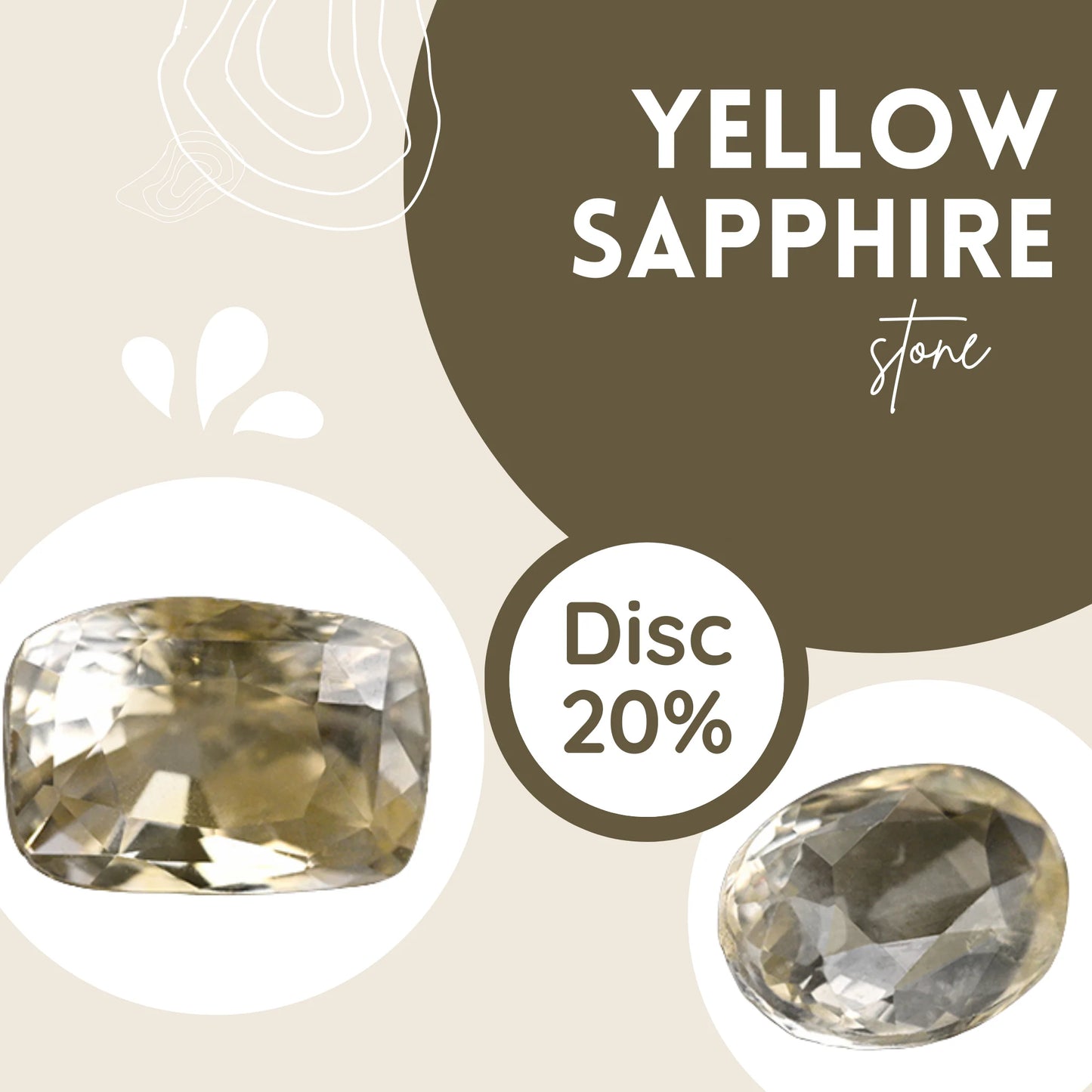 Yellow Sapphire Stone